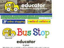 Tablet Screenshot of educatorsupplies.com